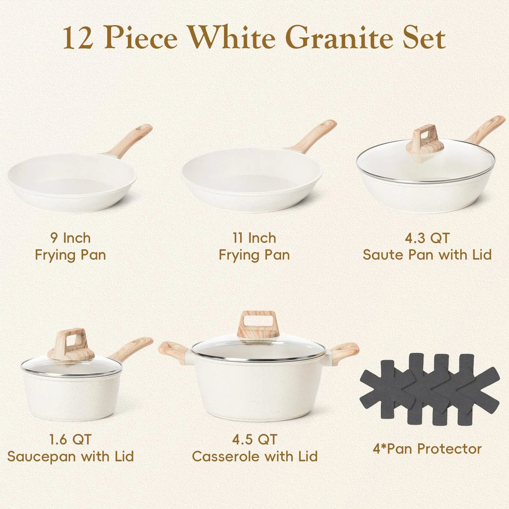 Granite Induction Cookware Set