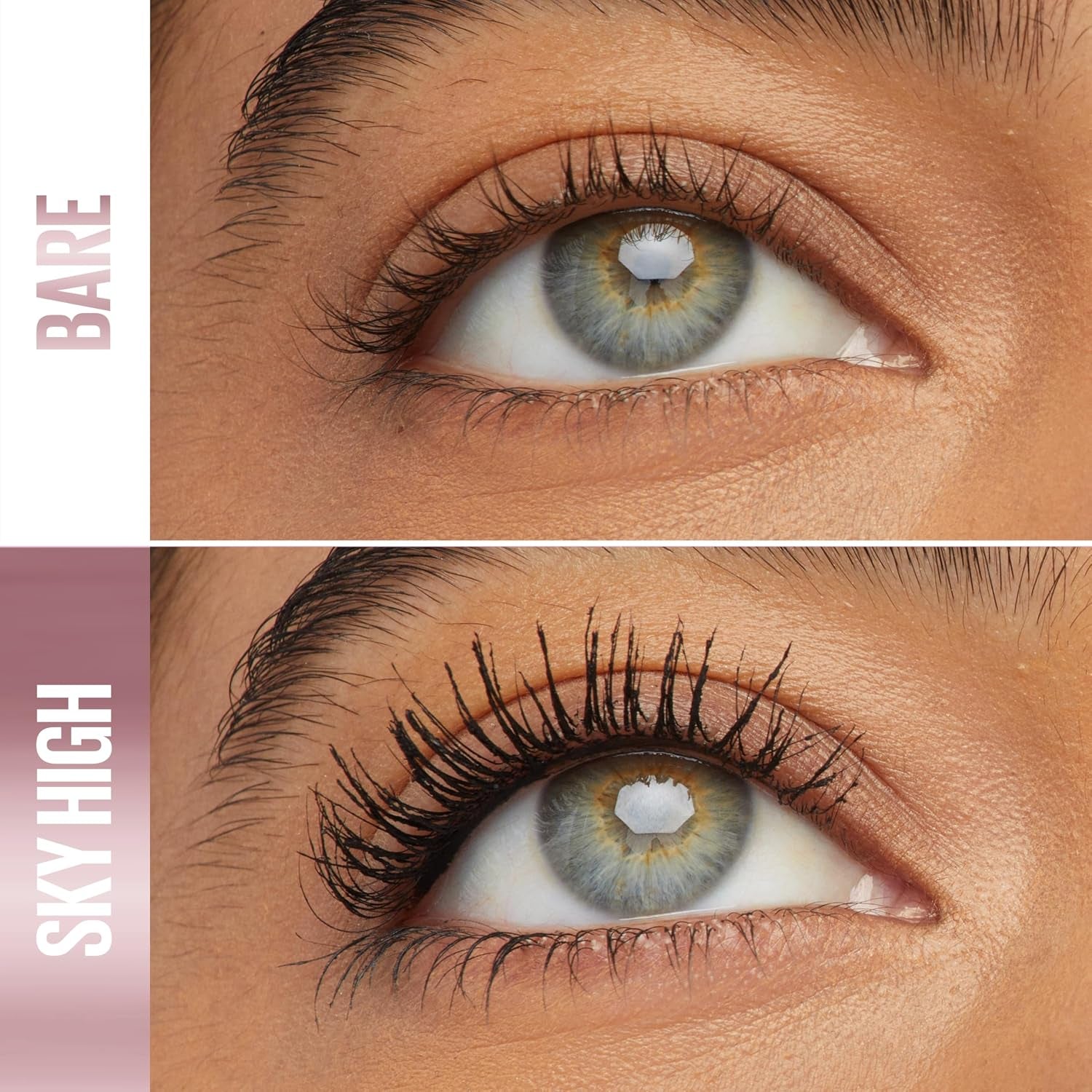 Maybelline Lash Sensational Sky High Washable Mascara Makeup, Volumizing, Lengthening, Defining, Curling, Multiplying, Buildable Formula, Very Black, 1 Count