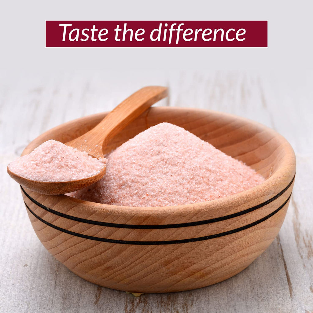 Himalayan Chef Pink Himalayan Salt, Fine Grain - 6 Lbs (6 X 1 Lb Bags), Pure, Natural, Kosher Certified, Non-Gmo, Perfect for Cooking, Seasoning, and Baking