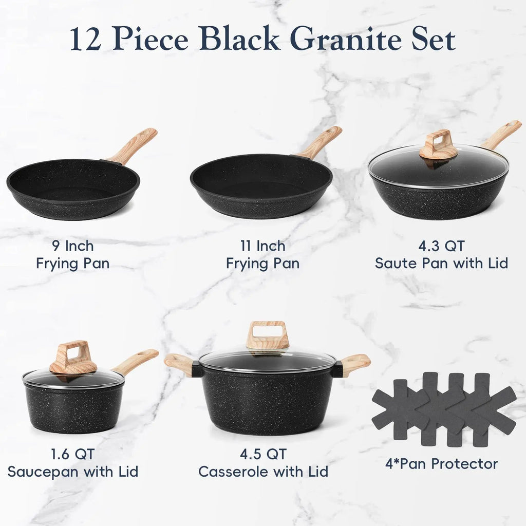 Granite Induction Cookware Set